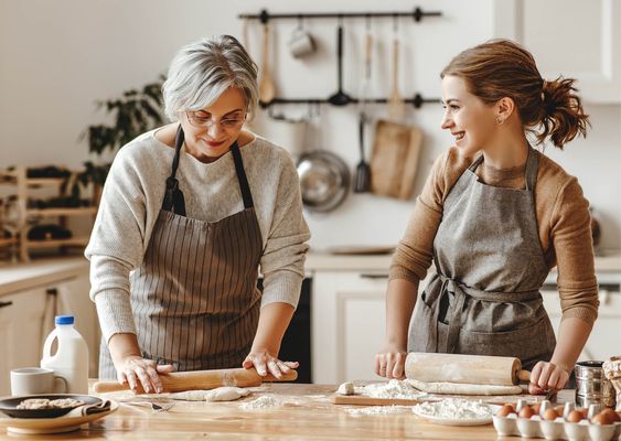 Backen zu Ostern – gemeinsam backen mit Senioren und Familie