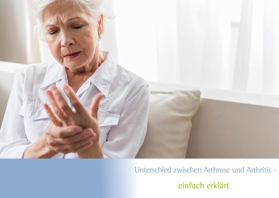 Der Unterschied zwischen Arthrose und Arthritis | einfach erklärt