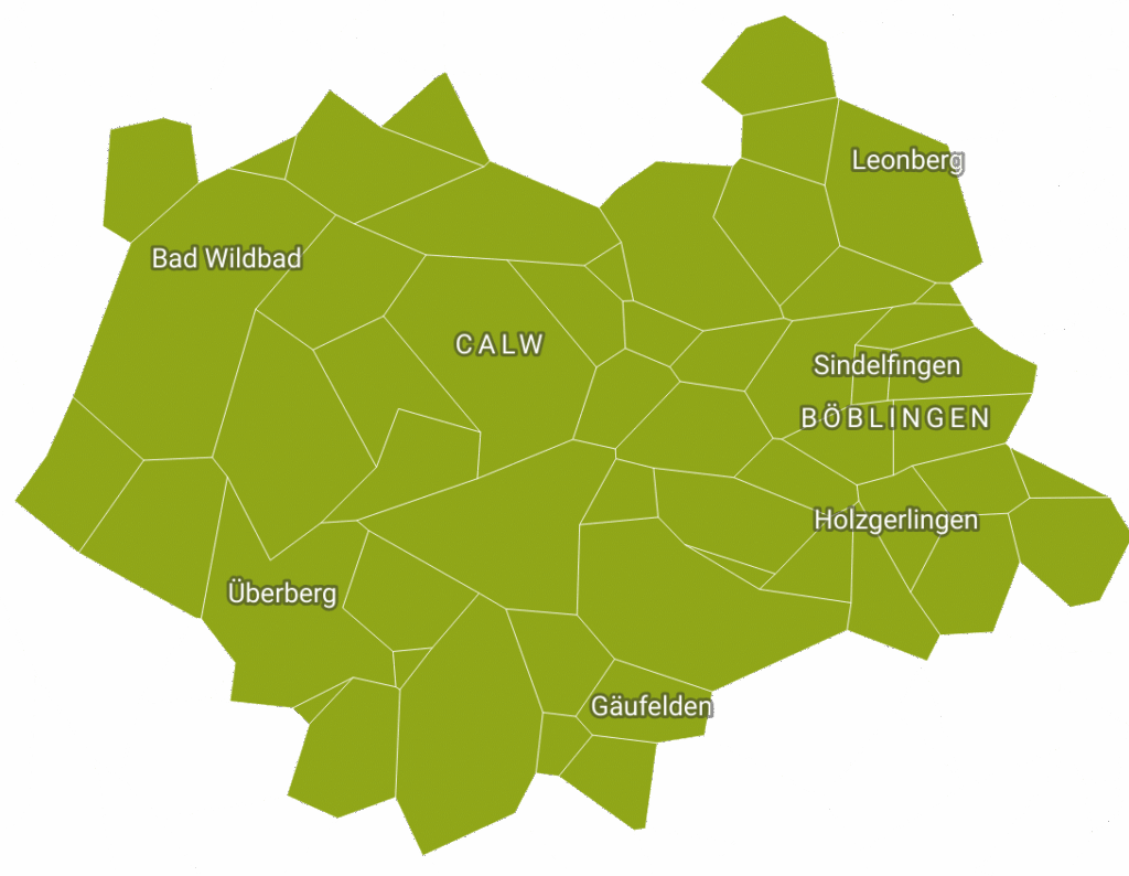 Einzugsgebiet Boeblingen