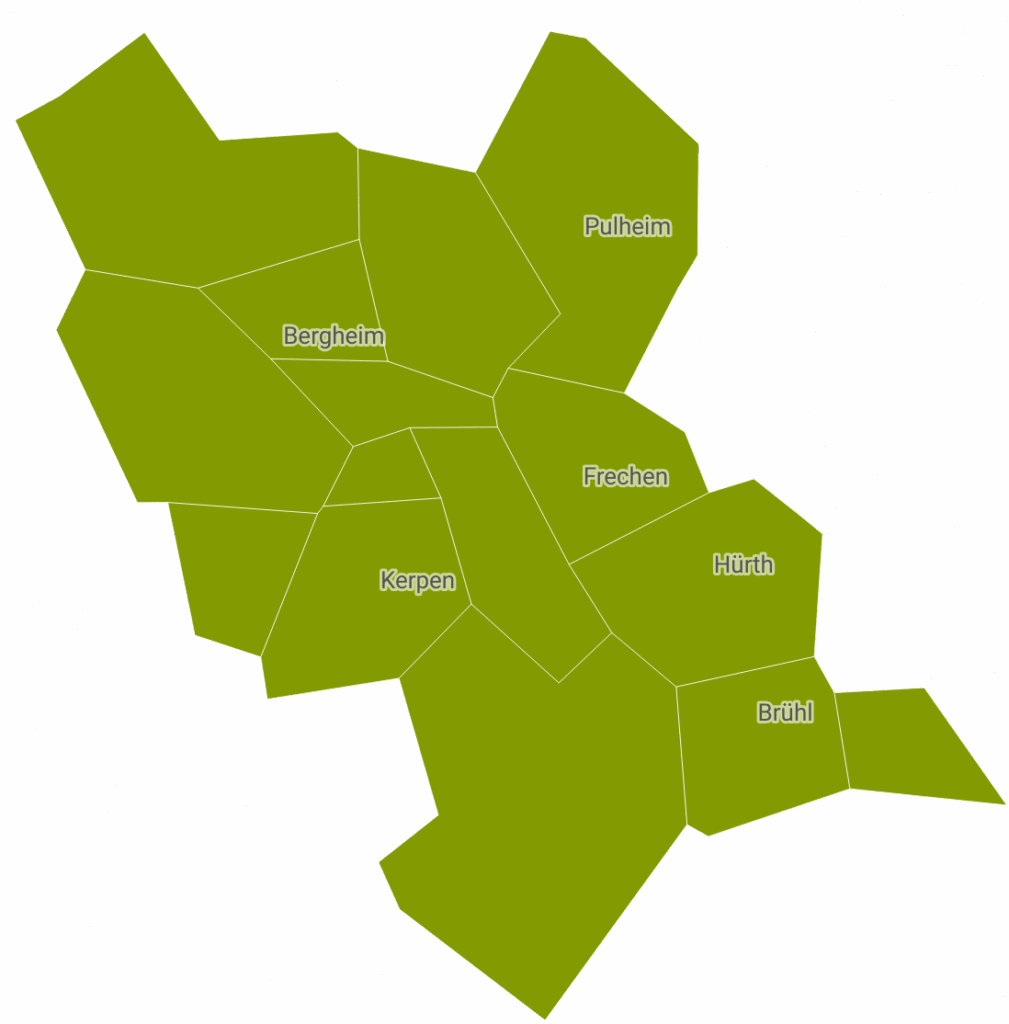 Einzugsgebiet Rhein-Erft-Kreis