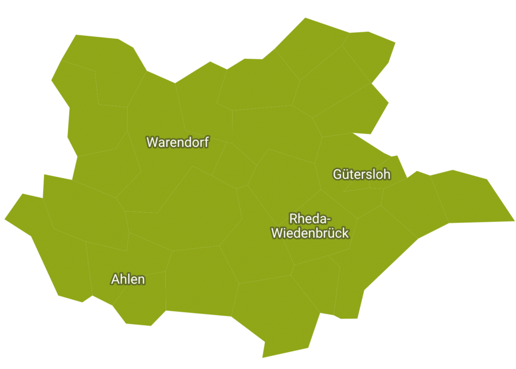 Einzugsgebiet Warendorf